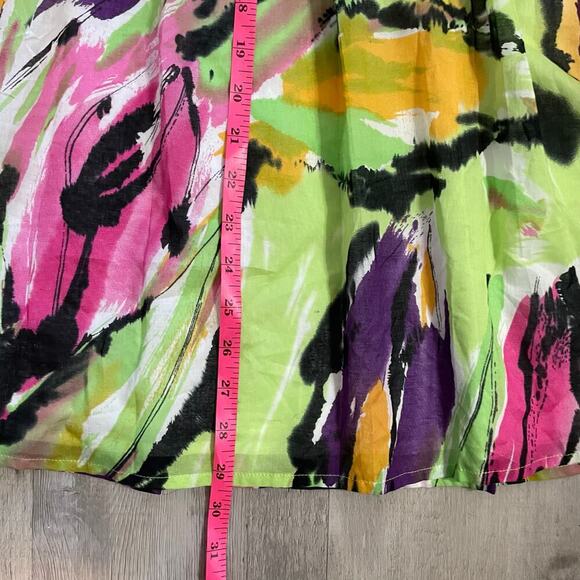 Mac & Jac Multicolored Spaghetti Strap Dress size M. - Picture 11 of 15